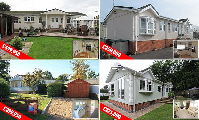 Some mobile homes cost more than the average UK property